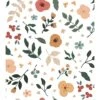 Papier Peint Enfant Motif Fleurs Et Feuilles BLOEM