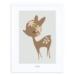 Affiche Encadrée Faon MY LOVELY SWAN