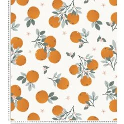 Papier Peint Enfant Motif Oranges LOUISE -Lilipinso Déco Soldes Boutique 02b711a2f78e41df281033a072b8d687