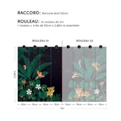 Papier Peint Panoramique Tigre, Singe JUNGLE -Lilipinso Déco Soldes Boutique 02dd386a71a2af615f64734cbe7385e7