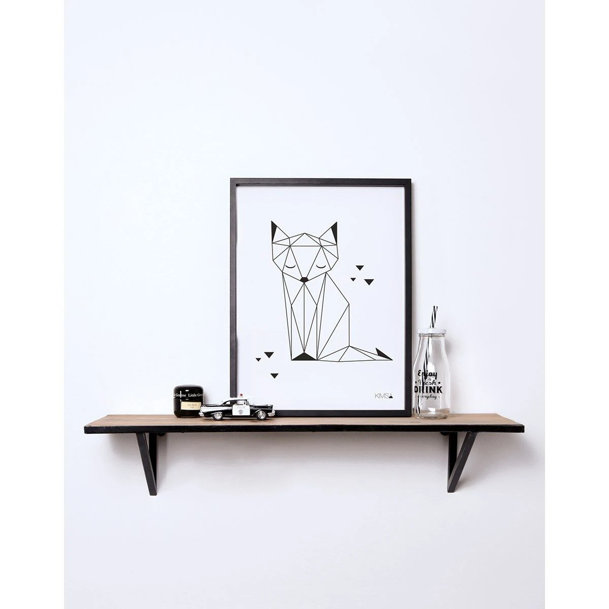 Affiche Encadrée Renard ORIGAMI 3 Affiche Encadrée Renard ORIGAMI – Image 3