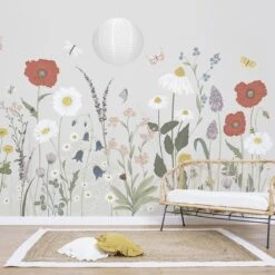 Décor Papier Peint Fleurs Sauvage WILDFLOWERS