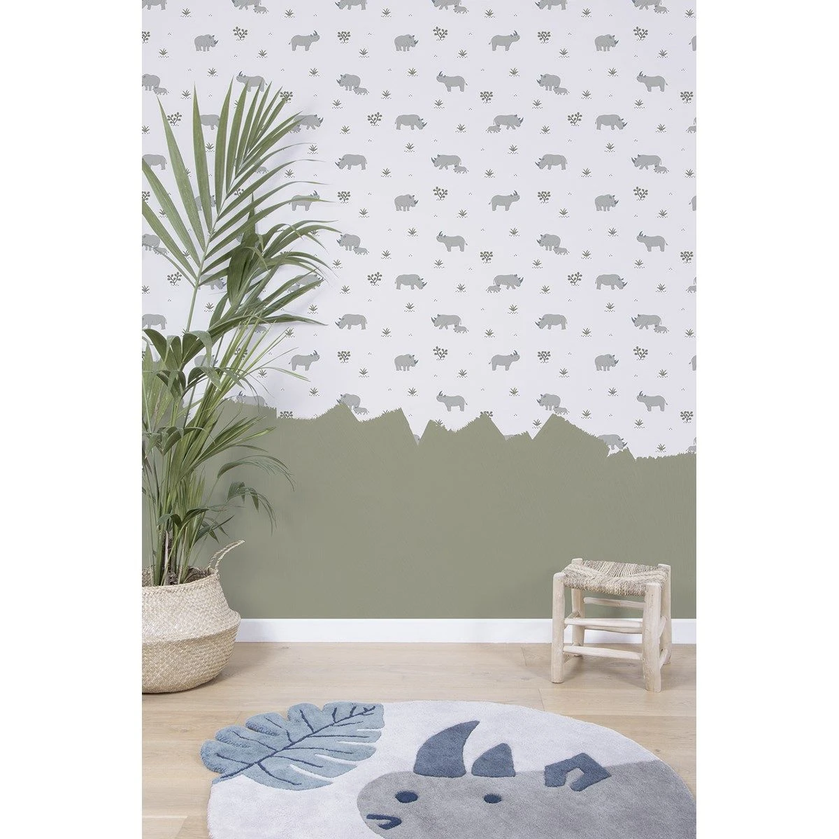 Papier Peint Intissé Les Rhinocéros TANZANIA 5 Papier Peint Intissé Les Rhinocéros TANZANIA – Image 5