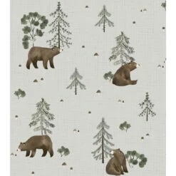 Papier Peint Enfant Motif Ours Et Montagne KHARU
