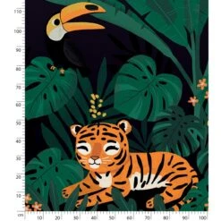 Papier Peint Panoramique Tigre, Singe JUNGLE -Lilipinso Déco Soldes Boutique 1baa522decb5f263b91e42d5888d6993