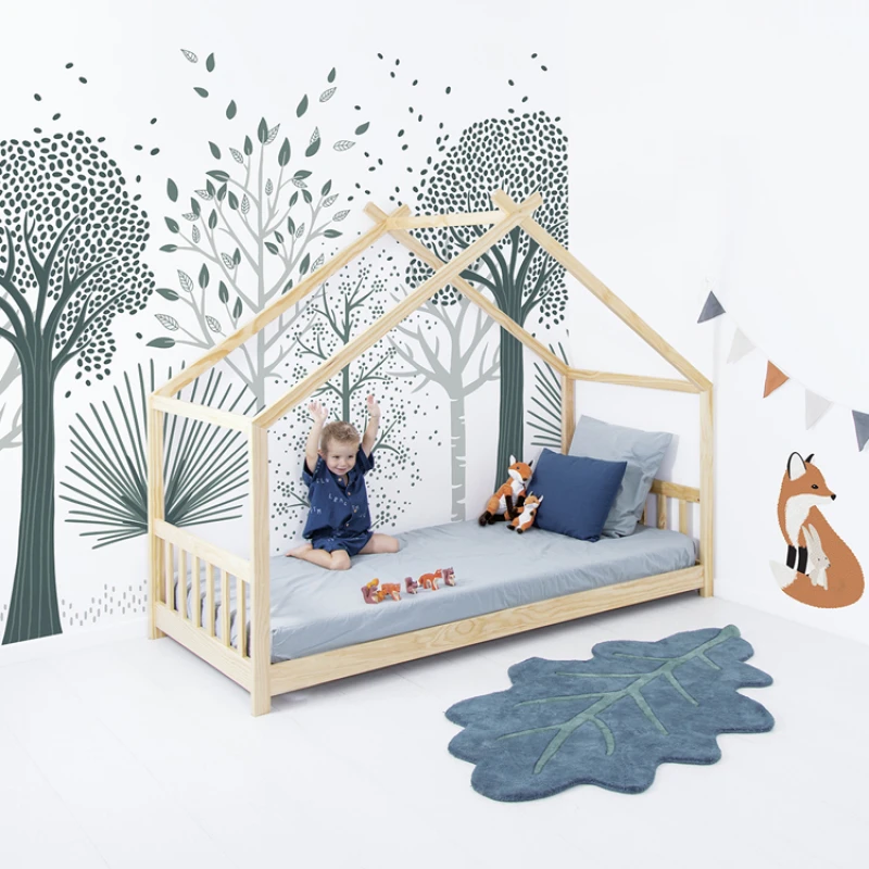 Papier Peint Intissé Forêt Bleu M. Fox (10 M) 2 Papier Peint Intissé Forêt Bleu M. Fox (10 M) – Image 2