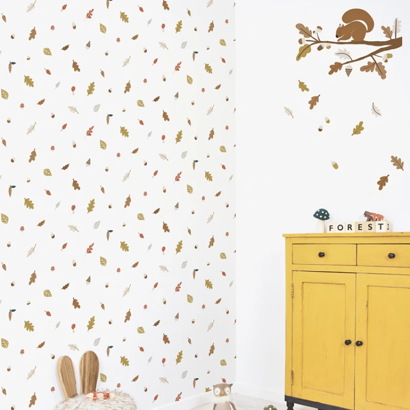 Papier Peint Intissé Forest Happiness Feuilles D'automne (10 M) 2 Papier Peint Intissé Forest Happiness Feuilles D'automne (10 M) – Image 2