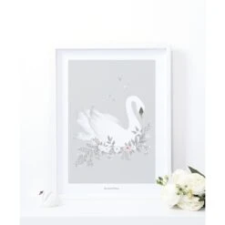 Affiche Cygne Style Romantique GRACE -Lilipinso Déco Soldes Boutique 22ddc5bf49d47555cd4bfb8d19923437