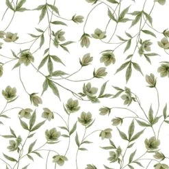 Papier Peint Enfant Motif Fleurs Hellébore WELLINGTON -Lilipinso Déco Soldes Boutique 248ed1b38b724bb3b1388962bb46577c