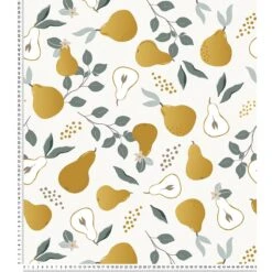 Papier Peint Enfant Motif Poires LOUISE -Lilipinso Déco Soldes Boutique 26e8ec90885a7d22f16b2c14aaffe6d3
