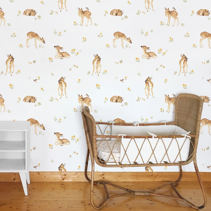 Papier Peint Faons Oh Deer ! 3 Papier Peint Faons Oh Deer ! – Image 3