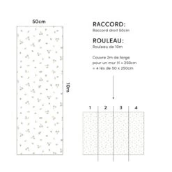 Papier Peint Enfant Motif Petit Fleurs BRAYLYNN -Lilipinso Déco Soldes Boutique 310a4fcbbbb05a2a931d97be856cfa93