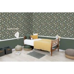 Papier Peint Animaux En Forêt FOREST -Lilipinso Déco Soldes Boutique 365d4b120bf2ff28f1e806bde969179d