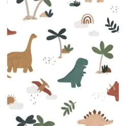 Papier Peint Enfant Motif Dinosaures SUNNY