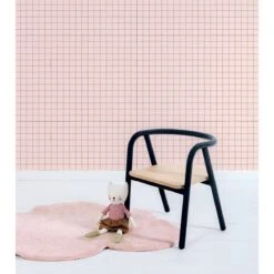 Papier Peint Intissé Quadrillage MINIMA -Lilipinso Déco Soldes Boutique 54bb232d0871e598c9fcabe03b71463b