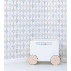 Papier Peint Enfant Motif Harlequin SELENE -Lilipinso Déco Soldes Boutique 593009d46aa997b30149f7909e7ee74f