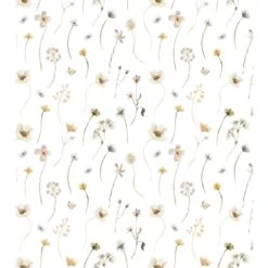 Papier Peint Enfant Motif Fleurs De Mai MADEMOISELLE