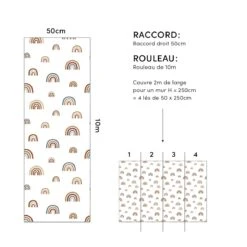 Papier Peint Enfant Motif Arc-en-ciel SUNNY 9 Papier Peint Enfant Motif Arc-en-ciel SUNNY -Lilipinso Déco Soldes Boutique 60ce94a111e210fd4167ce7821825802