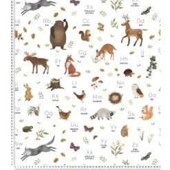 Papier Peint Enfant Motif Abécédaire Forêt NORWOOD -Lilipinso Déco Soldes Boutique 638a744520154faacf393a8ee43e7f17