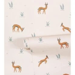 Papier Peint Intissé Les Gazelles TANZANIA -Lilipinso Déco Soldes Boutique 6e6f30866fa3f9ada7bb1fdada9dd866