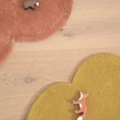 Tapis Nuage En Coton Jaune Moutarde (67 X 100 Cm) -Lilipinso Déco Soldes Boutique 7