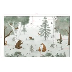 Papier Peint Panoramique Forêt Et Animaux KHARU 9 Papier Peint Panoramique Forêt Et Animaux KHARU -Lilipinso Déco Soldes Boutique 73592be90672d56c1edc241cdc9e77e1