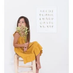 Affiche Enfant Abécédaire Floral MADEMOISELLE -Lilipinso Déco Soldes Boutique 7e66d1d66c8fc263c5bc4b4fc576d914