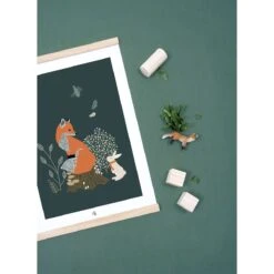 Affiche Renard -Lilipinso Déco Soldes Boutique 8549d0577ae6546ceb22fdb363258c4a