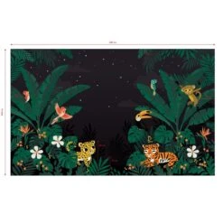 Papier Peint Panoramique Tigre, Singe JUNGLE -Lilipinso Déco Soldes Boutique 90aac75ff5174494effe3d27a23cabc0