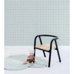 Papier Peint Intissé Quadrillage MINIMA -Lilipinso Déco Soldes Boutique 92596551d6e6778b46a38f603cc77aed