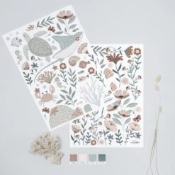 Stickers Muraux Fleurs OCEAN FIELD 6 Stickers Muraux Fleurs OCEAN FIELD -Lilipinso Déco Soldes Boutique 93c7fd2b5f33655d93e46be9273d23b0