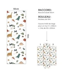 Papier Peint Enfant Motif Dinosaures SUNNY -Lilipinso Déco Soldes Boutique 9c303da5c7146913d3b6ea4c1b97b409