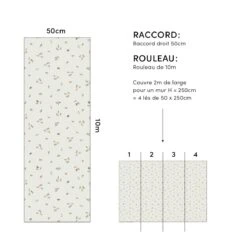 Papier Peint Enfant Motif Petit Fleurs BRAYLYNN -Lilipinso Déco Soldes Boutique 9cb58c7dc8da4b61e6f9a1bea0ee1533