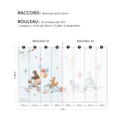 Papier Peint Panoramique Animaux Et Ballons GENTLE FRIENDS -Lilipinso Déco Soldes Boutique a126f4ad7a170c6be43b8d1896c3fe28