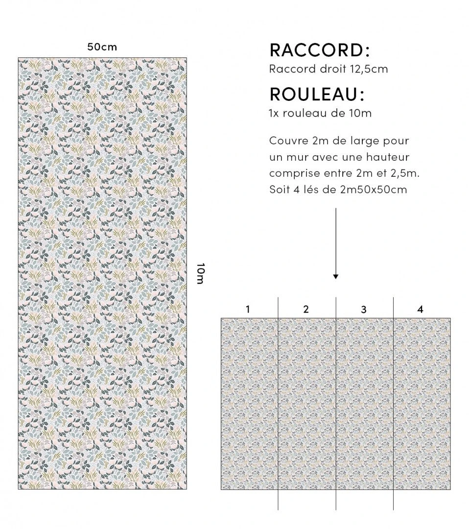 Papier Peint Adèle Lilipinso (50cm X 10m) 3 Papier Peint Adèle Lilipinso (50cm X 10m) – Image 3