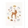 Affiche Faon Sweet Fawn (30 X 40 Cm)