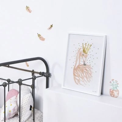 Affiche Flamant Rose Flamingo By Lucie Bellion (30 X 40 Cm) 2 Affiche Flamant Rose Flamingo By Lucie Bellion (30 X 40 Cm) – Image 2