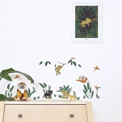 Affiche Jungle Night Petit Guépard (30 X 40 Cm) 2 Affiche Jungle Night Petit Guépard (30 X 40 Cm) – Image 2
