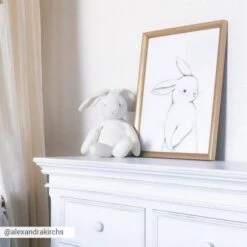 Affiche Lapin De Face (30 X 40 Cm) -Lilipinso Déco Soldes Boutique affiche lapin de face 30 x 40 cm 4