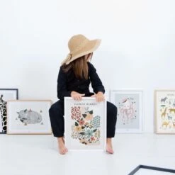 Affiche Pieuvre Lady Octopus (30 X 40 Cm) -Lilipinso Déco Soldes Boutique affiche pieuvre lady octopus 30 x 40 cm 3