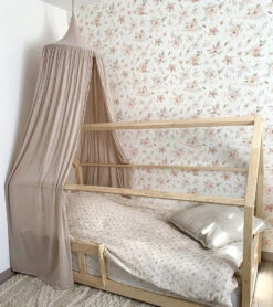 Papier Peint Appoline Lilipinso (50cm X 10m) -Lilipinso Déco Soldes Boutique apolline papier peint enfant motif fleurs a l aquarelle 3 1