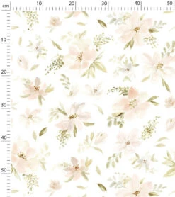 Papier Peint Appoline Lilipinso (50cm X 10m) -Lilipinso Déco Soldes Boutique apolline papier peint enfant motif fleurs a l aquarelle 5