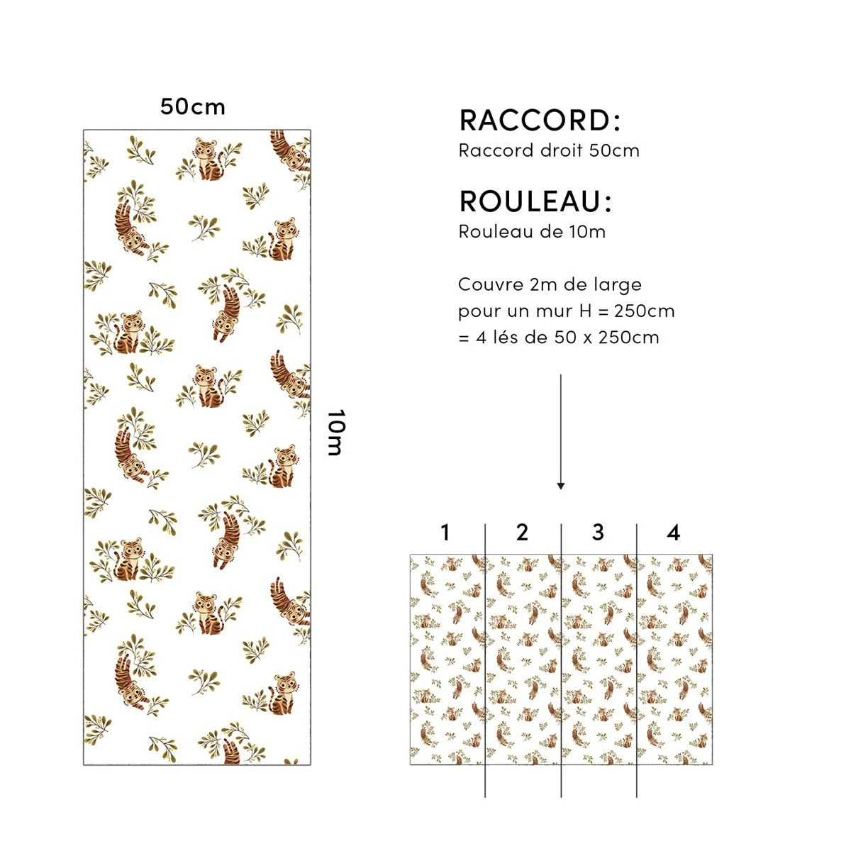 Papier Peint Enfant Motif Petit Tigre FELIDAE 5 Papier Peint Enfant Motif Petit Tigre FELIDAE – Image 5