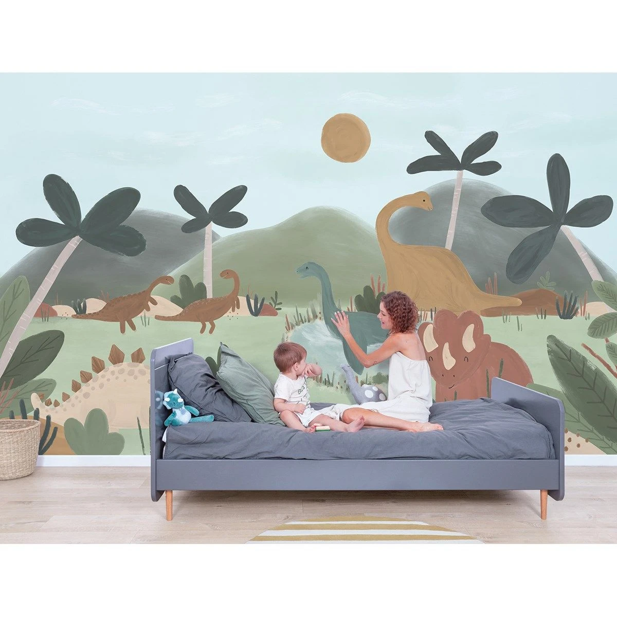 Papier Peint Panoramique Dinosaures Cool SUNNY 4 Papier Peint Panoramique Dinosaures Cool SUNNY – Image 4