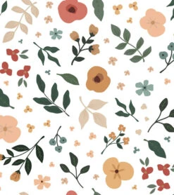 Papier Peint Décor Lush Flowers Lilipinso (200 X 248 Cm) -Lilipinso Déco Soldes Boutique bloem papier peint enfant motif fleurs et feuilles