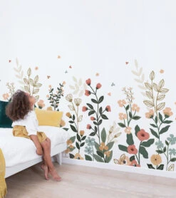 Papier Peint Décor Lush Flowers Lilipinso (200 X 248 Cm) -Lilipinso Déco Soldes Boutique bloem papier peint panoramique fleurs du printemps