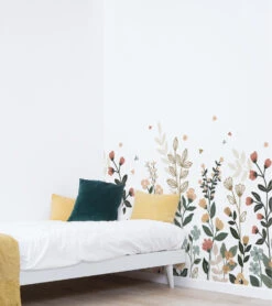 Papier Peint Décor Lush Flowers Lilipinso (200 X 248 Cm) -Lilipinso Déco Soldes Boutique bloem papier peint panoramique fleurs du printemps 1 1