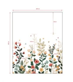 Papier Peint Décor Lush Flowers Lilipinso (200 X 248 Cm) -Lilipinso Déco Soldes Boutique bloem papier peint panoramique fleurs du printemps 4
