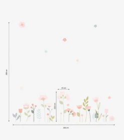 Grand Sticker Bloom Lilipinso -Lilipinso Déco Soldes Boutique bloom grands stickers grandes fleurs sur tige 3 1