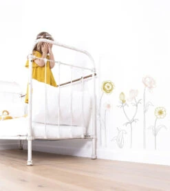 Grand Sticker Botany Lilipinso 5 Grand Sticker Botany Lilipinso -Lilipinso Déco Soldes Boutique botany grands stickers grandes fleurs rose et ocre 2